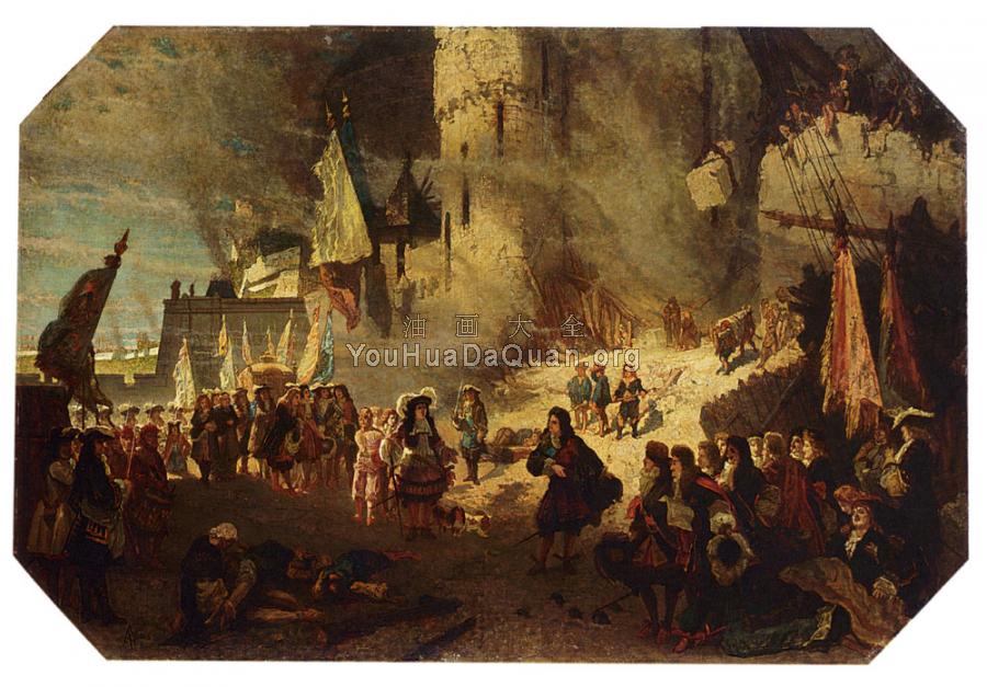 Vauban En Van Coehoorn Voor De Vesting Namen, 1692 - 奥古斯特·阿勒贝